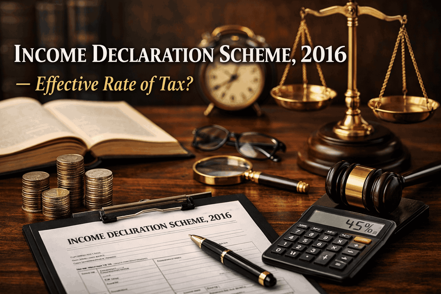 income declaration scheme, 2016 – effective rate of tax (