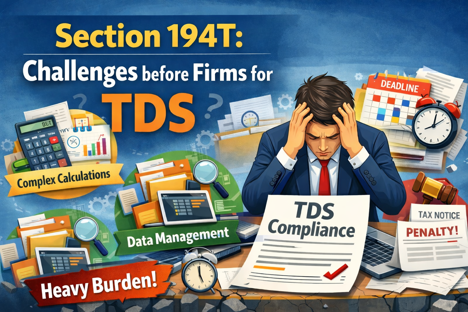 section 194t tedious challenges before firms for tds