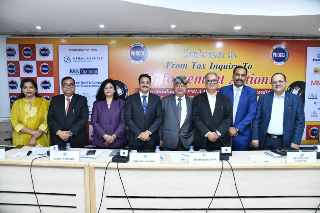 Conference on From Tax Inquiry to Enforcement Action on 24-04-2026 in PHD House, New Delhi